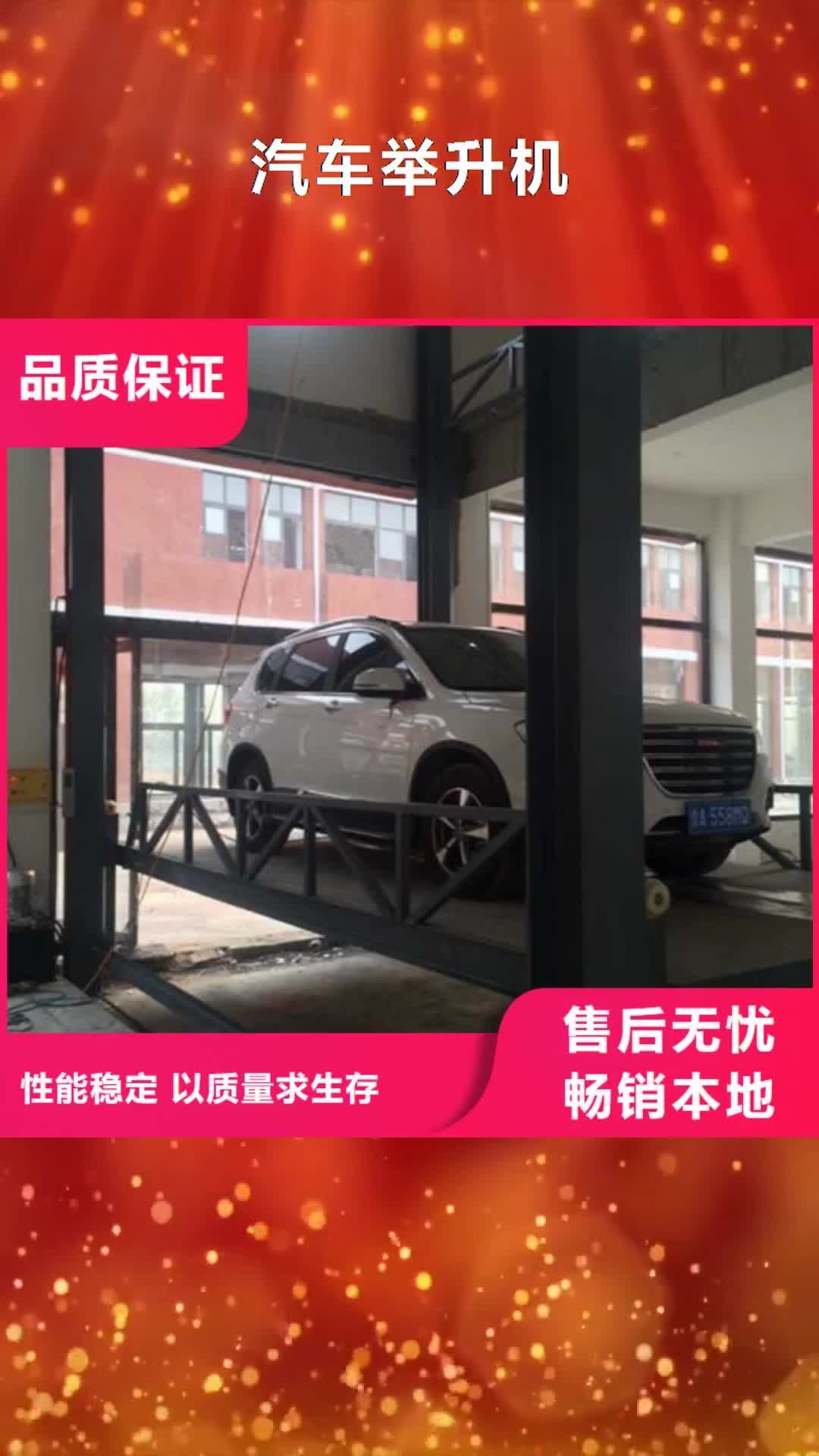 【怒江 汽车举升机导轨式液压升降货梯厂家选择我们没错】