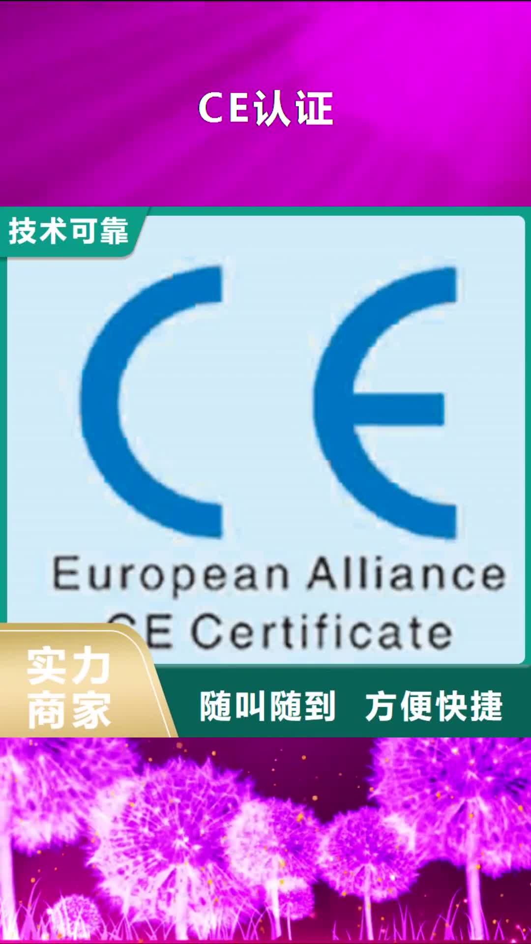 咸阳 CE认证-【知识产权认证/GB29490】方便快捷