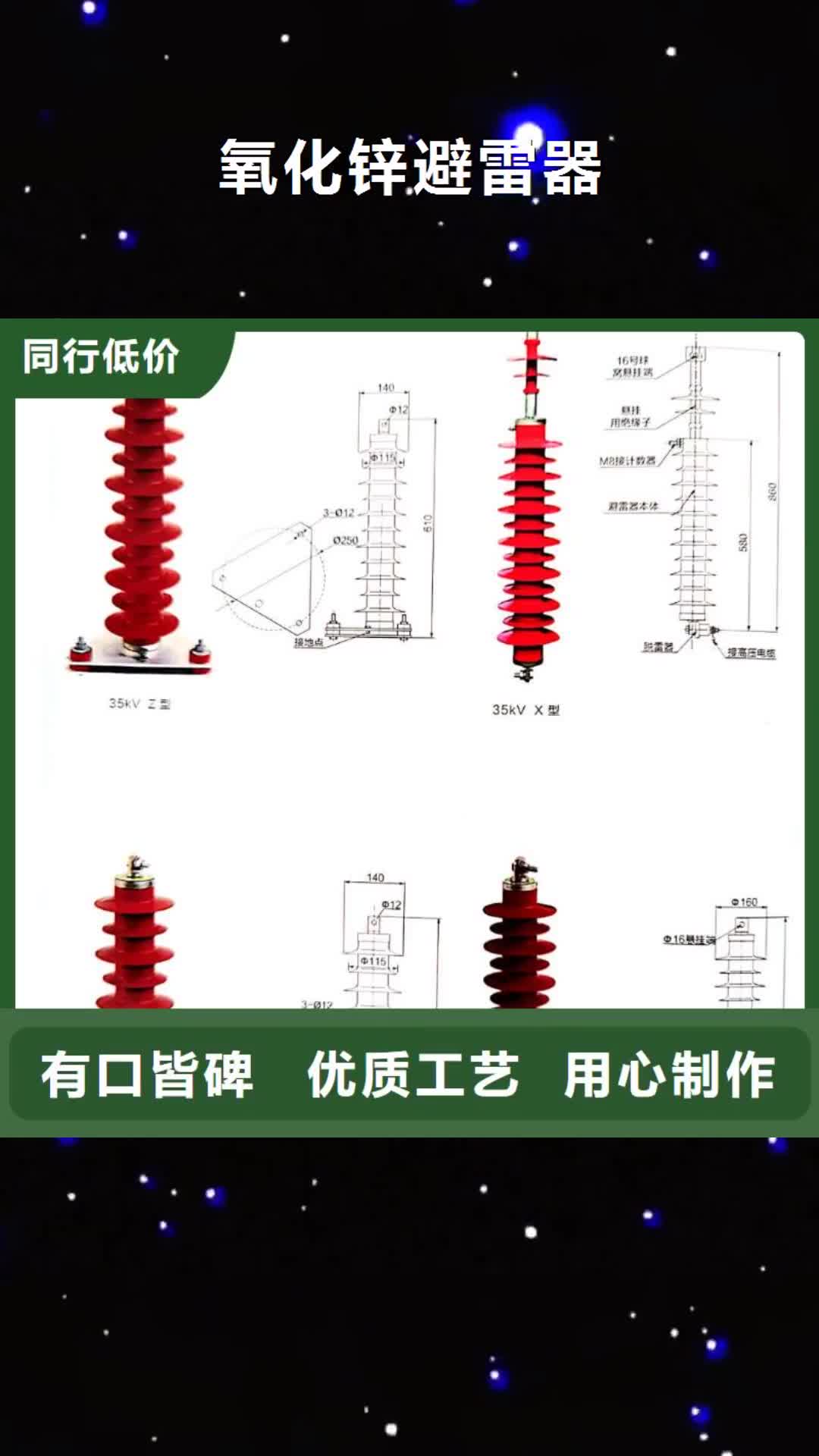 【黄石 氧化锌避雷器_FKN12-12/630A丰富的行业经验】