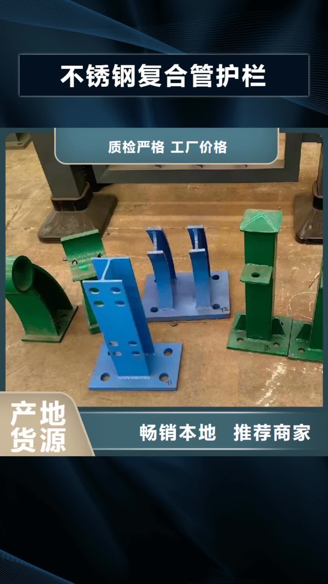 【德宏 不锈钢复合管护栏,天桥栏杆一个起售】