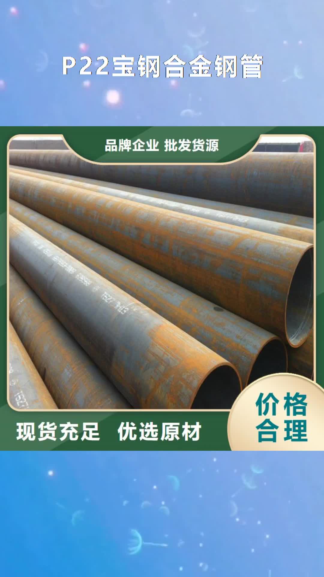 【承德P22宝钢合金钢管,宝钢合金管厂高品质诚信厂家】
