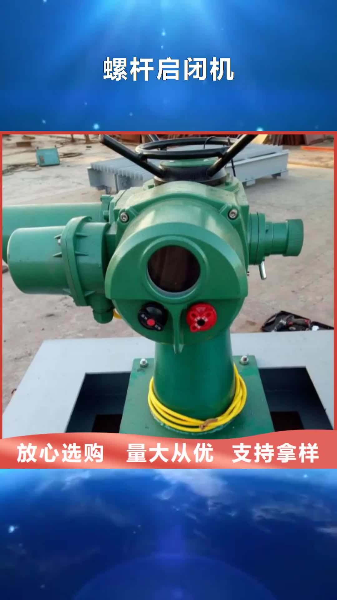 镇江【螺杆启闭机】-钢制闸门省心又省钱