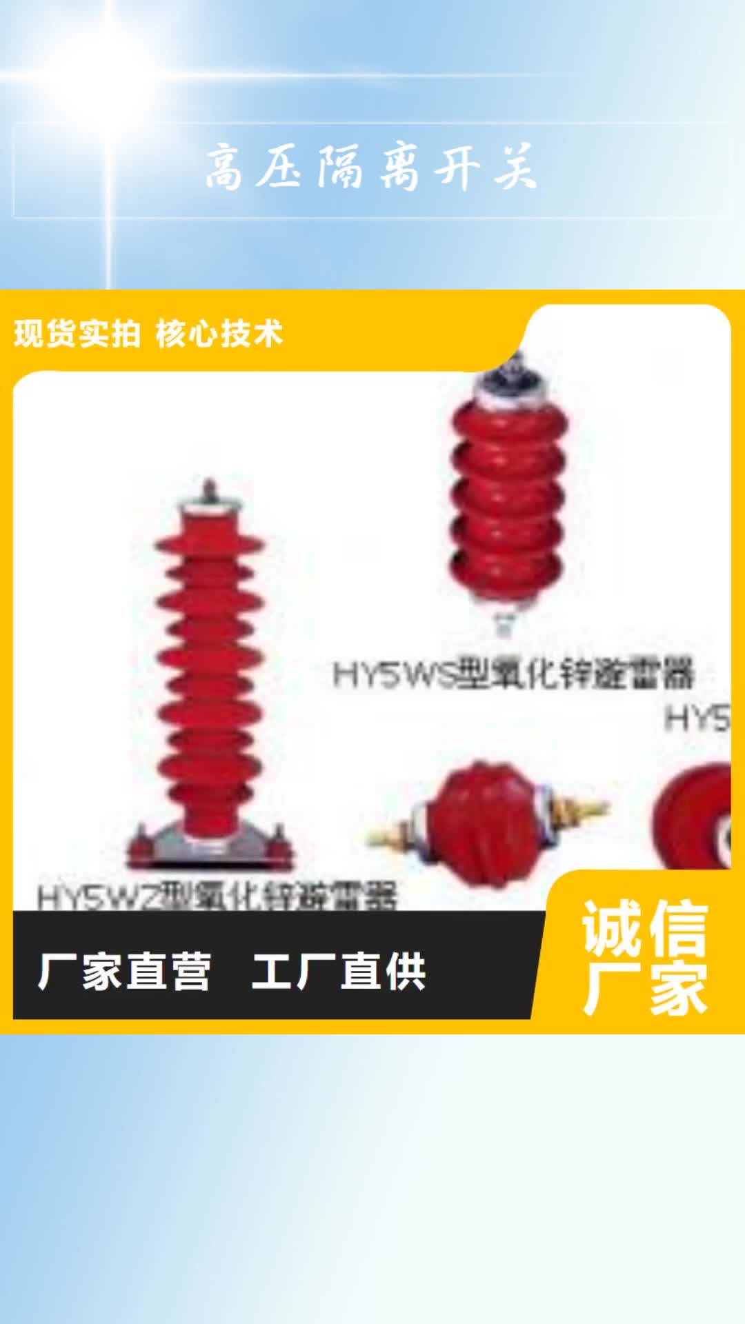 连云港高压隔离开关高压负荷开关生产型