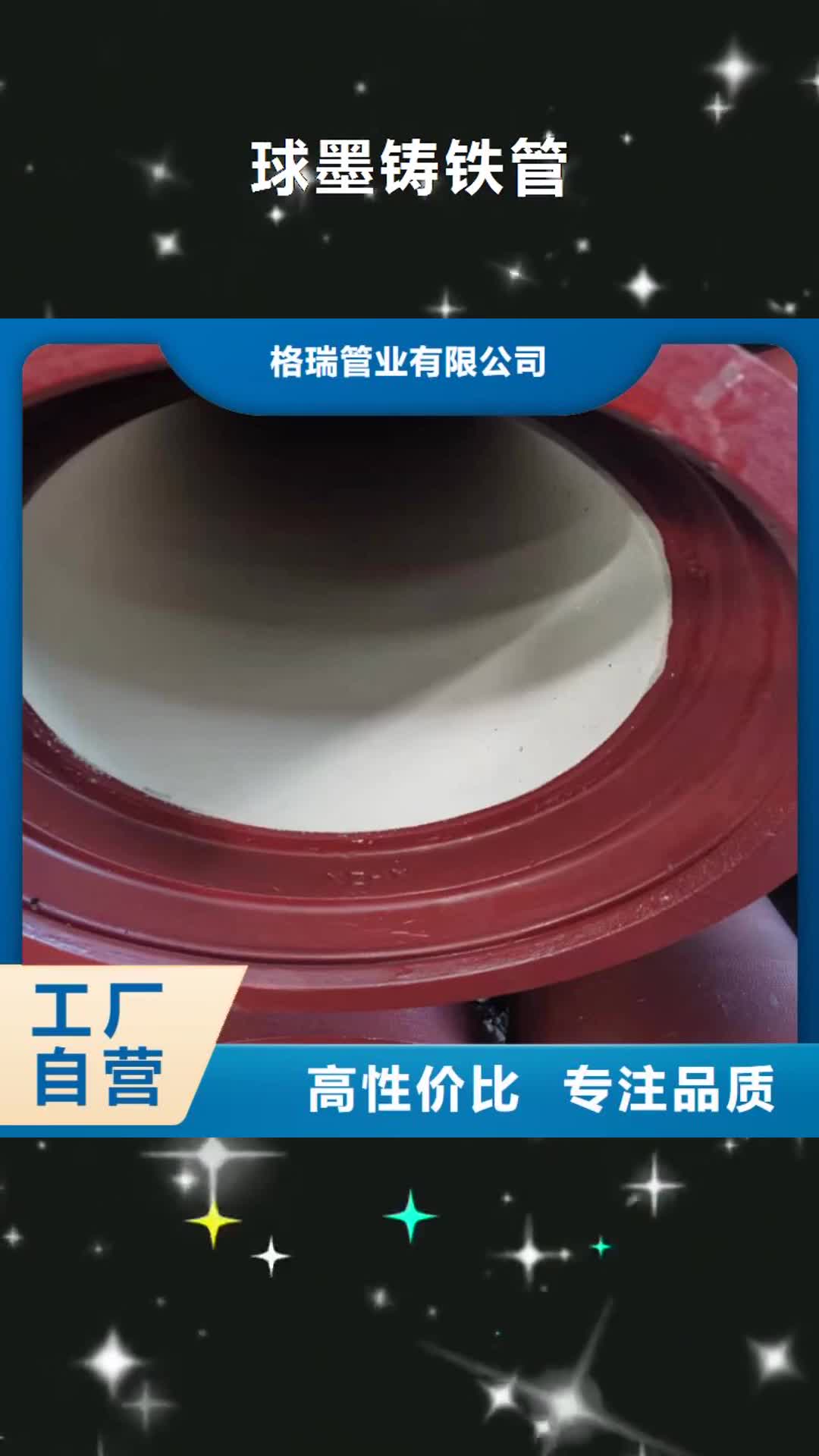 酒泉 球墨铸铁管专注细节使用放心
